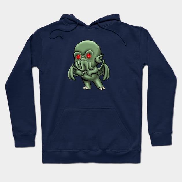 Baby Cthulhu Hoodie by zacksmithart